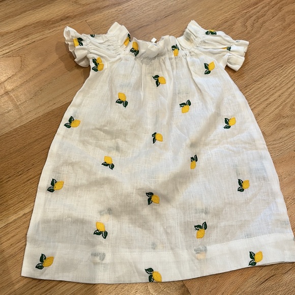 NEW with tags (From Italy!!) Lemon Dress size XS (12-18 months) - Picture 7 of 12